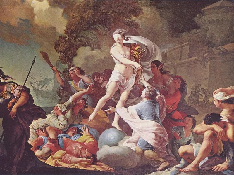 1727-Taddeo Kuntze - La Fortuna - Museo nazionale di Varsavia